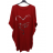 Tunika predĺžená oversize krátky rukáv dámska nadrozmer (2XL/3XL ONE SIZE) TALIANSKA MÓDA IM422353 ružová tmavá 2XL/3XL