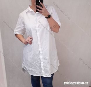 Košile oversize dlouhý rukáv dámské nadrozměr (2XL/3XL OEŇE SIZE) ITALSKÁ MODA IMD22062