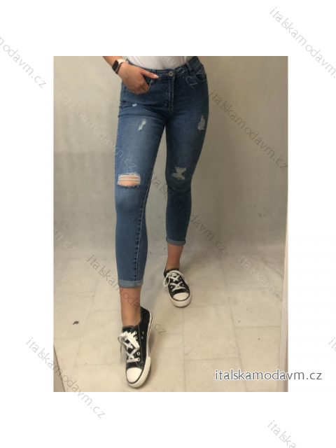 Rifle jeans dámské (36-46) B.S. jeans S5946/DR 40 modrá