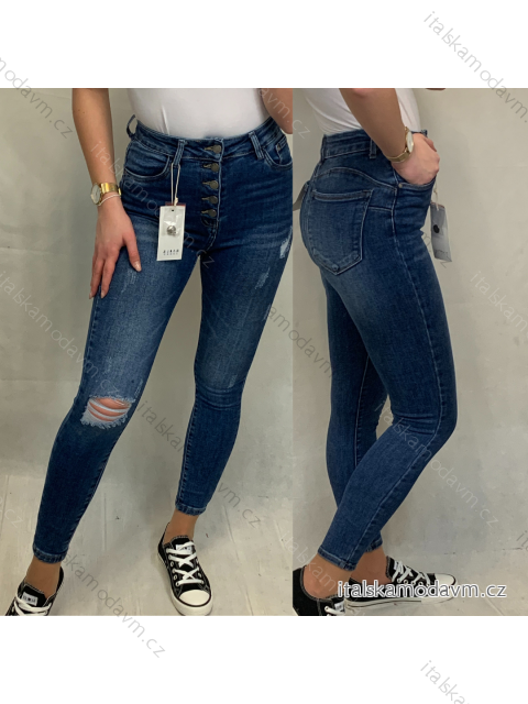 Nohavice rifle jeans dlhé push up dámske (XS-XL) M.SARA MA620S3977G-2/DR