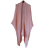 Cardigan svetr pletený bez rukávů dámský (S/M/L ONE SIZE) ITALSKá MóDA IMC21624/DR S/L světle růžová