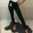 Legíny dlhé dámske (S / ML / XL) TURECKÁ MÓDA TMWL218142 čierna S/M