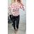 Body dlhý rukáv dámske (S / M ONE SIZE) TALIANSKÁ MÓDA IMWY21039 biela S / M