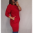 Šaty klasik krátký rukáv dámské  (2XL/3XL/4XL) ITALSKÁ MÓDA IM321245/DUR  smaragdová