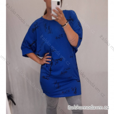 Šaty oversize krátký rukáv dámské (2XL/3XL ONE SIZE) ITALSKá MóDA IM4211391/DR