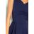 114-7 Kruh na šaty - výstřih ve tvaru srdce - Navy Blue
