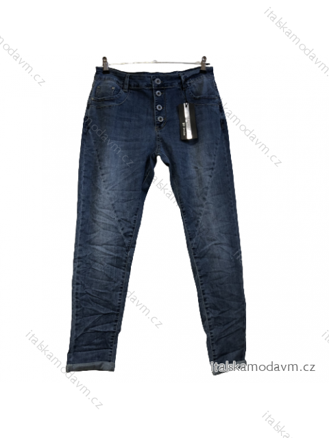 Kalhoty Rifle jeans baggy nízký sed dámské (S-XL) ITALSKá MóDA IM5213D-6797