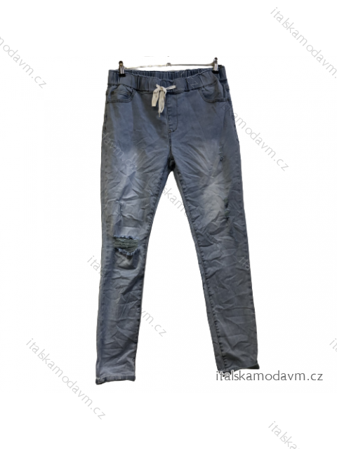 Nohavice Rifle jeans baggy nízky sed dámske (S-XL) TALIANSKÁ MÓDA IM5213D-9009-6