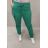 Kalhoty strečové dámské nadrozměr (XL/2XL/3XL ONE SIZE) ITALSKÁ MÓDA IMJ220015/DR 2XL/3XL Modrá světlá