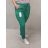 Kalhoty strečové dámské nadrozměr (XL/2XL/3XL ONE SIZE) ITALSKÁ MÓDA IMJ220015/DR 2XL/3XL Modrá světlá