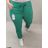 Kalhoty strečové dámské nadrozměr (XL/2XL/3XL ONE SIZE) ITALSKÁ MÓDA IMJ220015/DR 2XL/3XL Modrá světlá