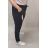 Kalhoty strečové dámské nadrozměr (XL/2XL/3XL ONE SIZE) ITALSKÁ MÓDA IMJ220015/DR 2XL/3XL Modrá světlá