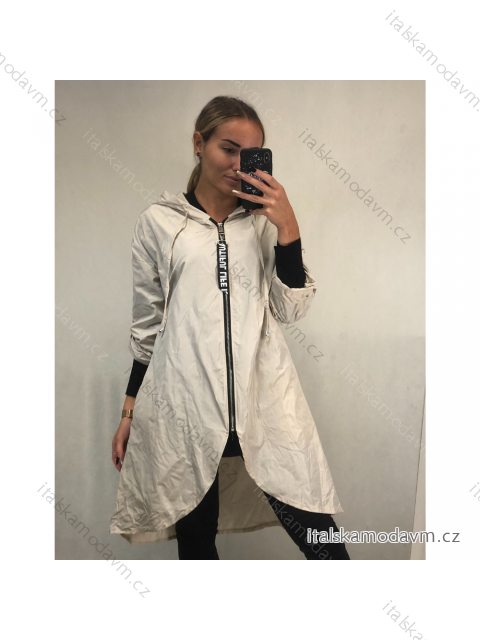 Bunda kabát parka šustáková větrovka dámská (M/L/XL ONE SIZE) ITALSKÁ MÓDA IMD22127/DR