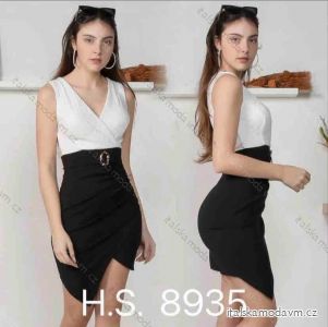 Šaty elegantní bez rukávu dámské (S/M ONE SIZE) ITALSKá MóDA IMM228935