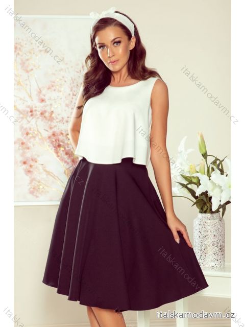 266-2 Midi skirt with pockets - black