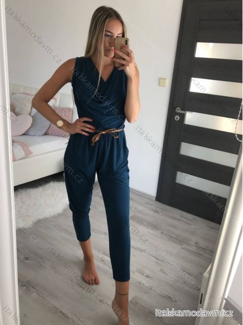 Overal dlhý bez rukávov dámsky (S/M/L ONE SIZE) TALIANSKA MÓDA IM322190
