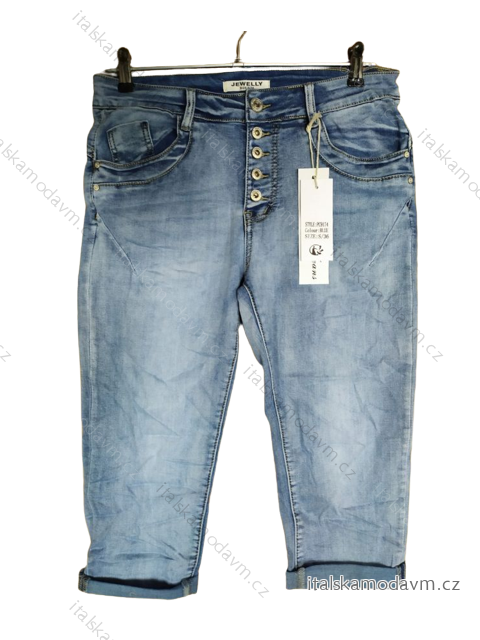 Rifle jeans krátke 3/4 dámske (XS-XL) Jewell MA522PC9174/DR