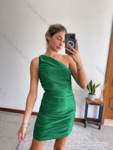 Šaty elegantní letní bez rukávu dámské (S/M ONE SIZE) ITALSKÁ MÓDA IMPBB22B22715