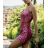 Šaty letné elegantné na ramienka dámske (S/M ONE SIZE) TALIANSKA MÓDA IMPBB22P5817