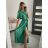 Šaty společenské elegantní letní krátký rukáv dámské (S/M ONE SIZE) ITALSKÁ MÓDA IMPSH22L52150