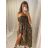 Šaty letní carmen dámské (S/M ONE SIZE) ITALSKÁ MÓDA IMPHD223488
