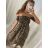 Šaty letní carmen dámské (S/M ONE SIZE) ITALSKÁ MÓDA IMPHD223488