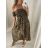 Šaty letní carmen dámské (S/M ONE SIZE) ITALSKÁ MÓDA IMPHD223488