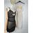 Šaty elegantní na ramínka dámské (S/M ONE SIZE) ITALSKÁ MÓDA IMPBB22M6377