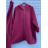 Mikina teplá prodloužená oversize na zip s kapucí dámská nadrozměr (2XL/3XL ONE SIZE) ITALSKÁ MÓDA IMD22676
