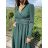 Šaty dlhé dlhý rukáv dámske (S/M ONE SIZE) TALIANSKA MÓDA IMPDY22MDUE22796