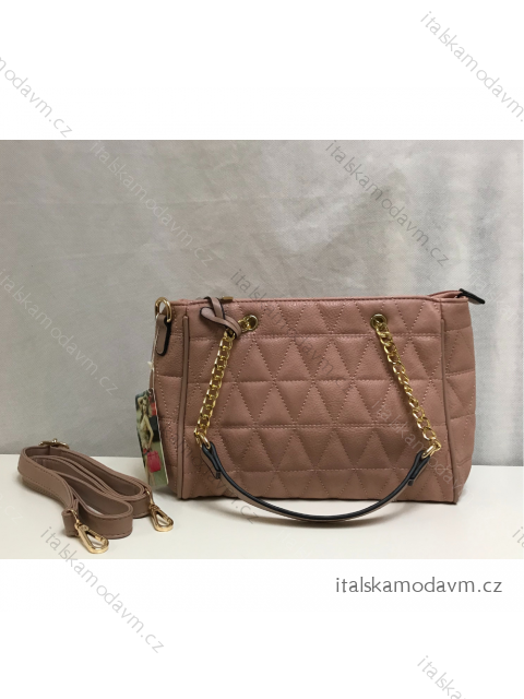 Kabelka cez plece crossbody dámska (35x20cm) GLO IM2620B8681/DR ONE SIZE svetlo ružová