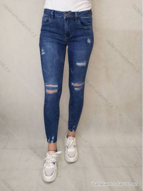 Rifle jeans dlouhé dámské (XS-XL) RE-DRESS RED222596-5/DR Modrá XS