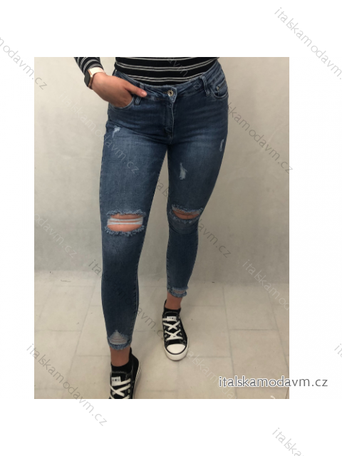 Rifle jeans push-up dlhé dámske (XS-XL) M.SARA MA121S5226-4/DR