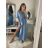 Šaty společenské elegantní letní krátký rukáv dámské (S/M ONE SIZE) ITALSKÁ MÓDA IMPSH22L52150