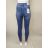 Rifle jeans dlhé dámske (XS-XL) M.SARA MSR21S5705G-1/DR S modrá