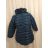Bunda s kapucí dámská nadrozměr (4XL-8XL) BESS222251 petrolejová 8XL