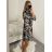 Šaty košilové oversize dlouhý rukáv dámské (S/M/L ONE SIZE) ITALSKÁ MÓDA IMWGS223367/DR S/M zelená světlá