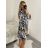 Šaty košilové oversize dlouhý rukáv dámské (S/M/L ONE SIZE) ITALSKÁ MÓDA IMWGS223367/DR S/M zelená světlá