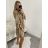 Šaty košilové oversize dlouhý rukáv dámské (S/M/L ONE SIZE) ITALSKÁ MÓDA IMWGS223367/DR S/M zelená světlá