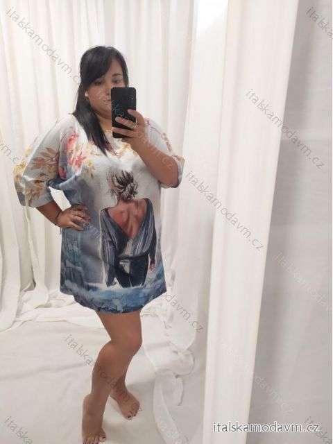 Sveter slabý dámsky (uni XL/2XL) TALIANSKÁ MÓDA IMB22079