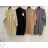 Cardigan pletený dlhý rukáv dámsky (S/M ONE SIZE) TALIANSKA MÓDA IMPDY22EF93366