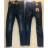 Rifle jeans dámské nadrozměrné (30-42) M.SARA MA121MS5051/DR 39 modrá