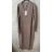 Šaty pletené dlouhý rukáv dámský nadrozměr (2XL/3XL ONE SIZE) ITALSKÁ MÓDA IM821201226