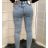 Rifle jeans dlouhé dámské push up (XS-XL) RE-DRESS MA521ps65/DR 26 modrá