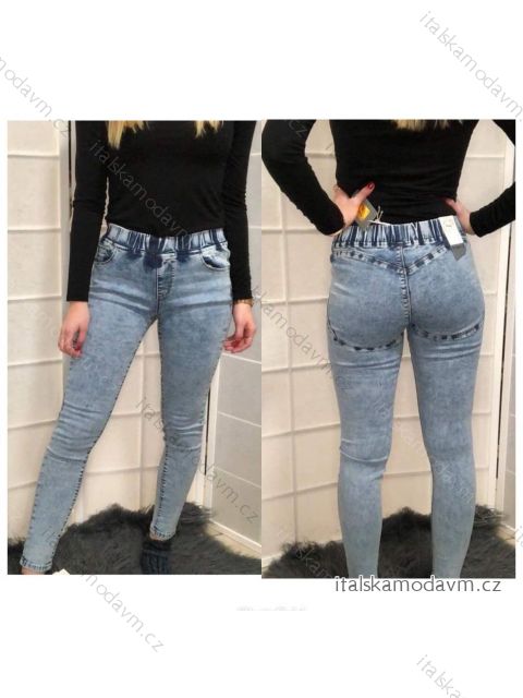 Rifle jeans dlouhé dámské push up (XS-XL) RE-DRESS MA521ps65/DR 26 modrá