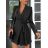 Šaty elegantní dlouhý rukáv dámské (S/M ONE SIZE) ITALSKÁ MÓDA IMWDD223930