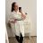 Košile prodloužená/šaty košilové s páskem dlouhý rukáv dámské nadrozměr (XL/2XL ONE SIZE) ITALSKÁ MÓDA IMPBB222713DS/DR XL/2XL fuchsiová