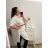 Košile prodloužená/šaty košilové s páskem dlouhý rukáv dámské nadrozměr (XL/2XL ONE SIZE) ITALSKÁ MÓDA IMPBB222713DS/DR XL/2XL fuchsiová
