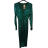 Šaty elegantní třpytivé flitrové dlouhý rukáv dámské (S/M ONE SIZE) ITALSKÁ MÓDA IMWGS223661/UL S/M červená