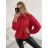 Halenka saténová dlouhý rukáv dámská (S/M/L ONE SIZE) ITALSKá MóDA IM322561/DR M/L červená